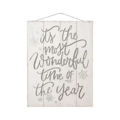 Cheapest ❤️ Most Wonderful Time of the Year Wood Plank Wall Sign by Ashland® 🤩