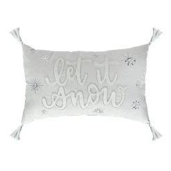Buy 🌟 Let It Snow Pillow with Tassels by Ashland® ✔️