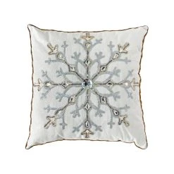 Promo ⭐ Beaded Snowflake Throw Pillow by Ashland® 🤩