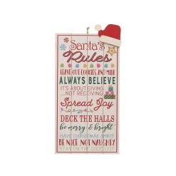 Best reviews of 🎉 Santa's Rules Wall Sign by Ashland® 🔥