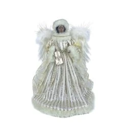 New ⭐ 16" Angel in Silver & White Striped Robes by Ashland® 👍