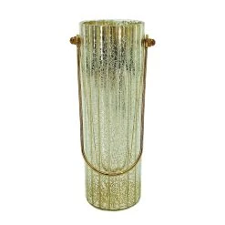 Best Pirce 👏 8" Gold Glass Candle Holder by Ashland® 💯
