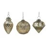Discount 👏 Assorted 4" Gold Glass Ornament by Ashland® 🎁