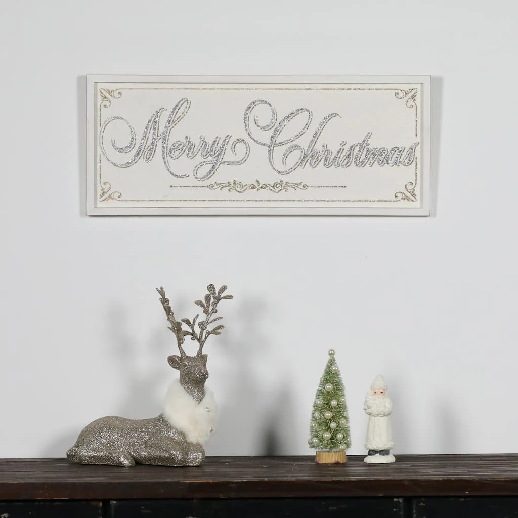 Best deal ⭐ White Merry Christmas Wall Sign by Ashland® ✔️ 4 Best deal ⭐ White Merry Christmas Wall Sign by Ashland® ✔️ - Image 2