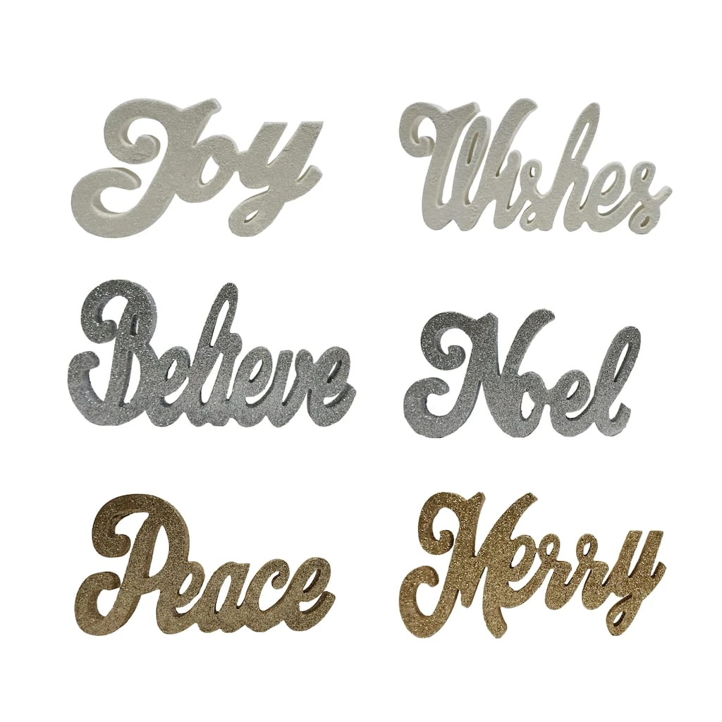 Buy π Assorted 8.8" Christmas Tabletop Sign by Ashland® π 3 Buy π Assorted 8.8" Christmas Tabletop Sign by Ashland® π