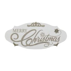 Budget 🌟 Long Oval Merry Christmas Wall Sign by Ashland® 🎁