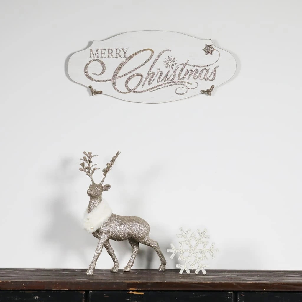 Budget 🌟 Long Oval Merry Christmas Wall Sign by Ashland® 🎁 4 Budget 🌟 Long Oval Merry Christmas Wall Sign by Ashland® 🎁 - Image 2