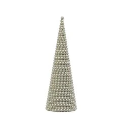 Promo 😍 15" Pearl Cone Tree Decoration by Ashland® ⭐