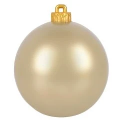 Discount ⌛ 12" Champagne Oversized Ornament by Ashland® 👏