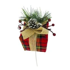 Budget ⌛ Plaid Christmas Gift Stem by Ashland® 🌟 -Ashland Shop 10700985 2