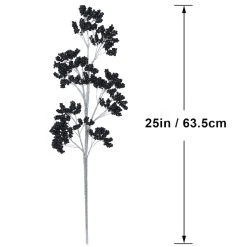Cheapest 🛒 Black Berry & Silver Glitter Micro Berry Stem by Ashland® ✨ -Ashland Shop 10700986 3