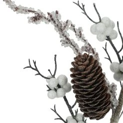 Wholesale ⭐ Silver & White Pinecone & Berry Stem by Ashland® 👍 -Ashland Shop 10700995 2