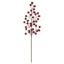 Budget 🛒 Iced Red Rose Berry Stem by Ashland® 🌟