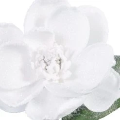 Hot Sale 🌟 White Glitter Magnolia Stem by Ashland® ✔️ -Ashland Shop 10701009 2
