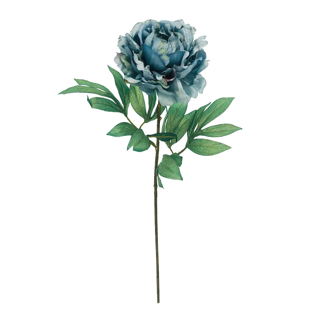 Discount 😉 Silver & Blue Peony Stem by Ashland® 🥰 3 Discount 😉 Silver & Blue Peony Stem by Ashland® 🥰