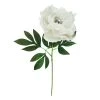 Outlet 🤩 Glittery Silver & White Peony Stem by Ashland® 🔥 -Ashland Shop 10701037 1