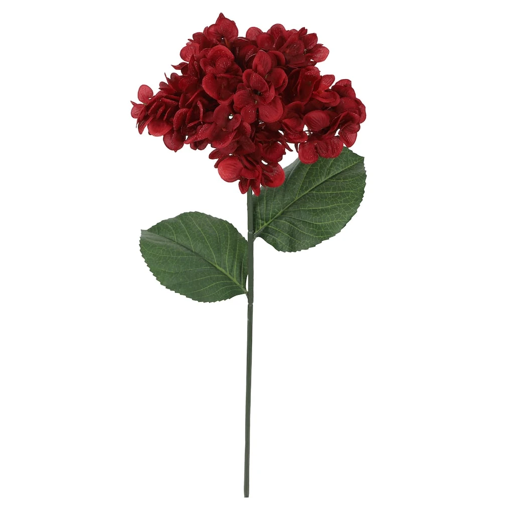 Best Sale 🌟 Iced Red Wild Hydrangea Stem by Ashland® 🥰 3 Best Sale 🌟 Iced Red Wild Hydrangea Stem by Ashland® 🥰