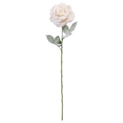 Deals 😍 Snow Covered Champagne Rose Stem by Ashland® ⭐