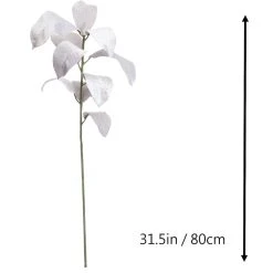 Cheap 🧨 White Velvet Magnolia Leaves Stem by Ashland® ❤️ -Ashland Shop 10701059 3