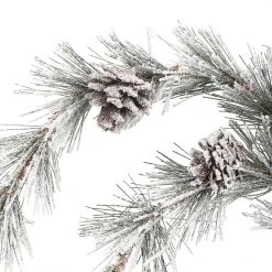 Budget 😍 Flocked Hanging Pine & Pinecone Stem by Ashland® 🎉 -Ashland Shop 10701068 2