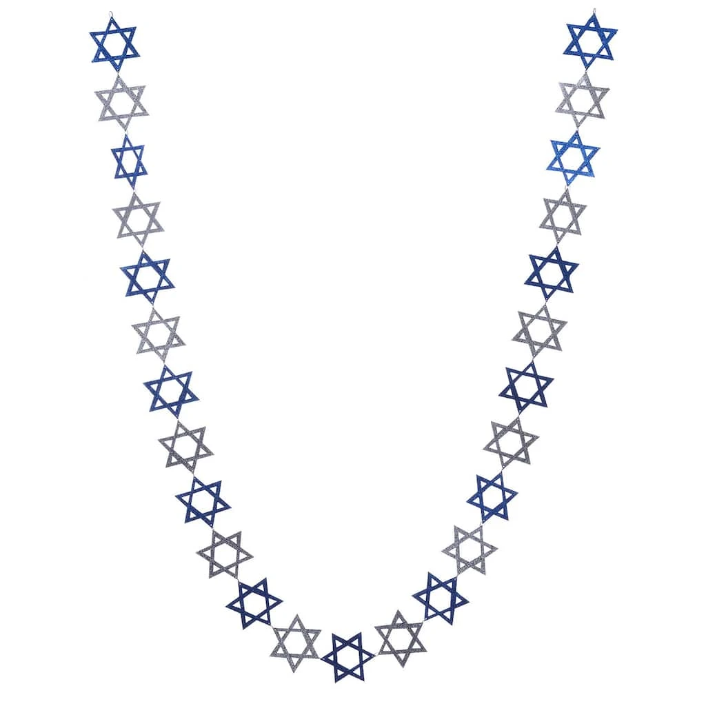 Promo ⌛ 8ft. Star of David Garland by Ashland® ✔️ 4 Promo ⌛ 8ft. Star of David Garland by Ashland® ✔️ - Image 2