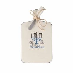 Buy ⌛ Hanukkah Cheese Board & Knife Set by Ashland® ⌛