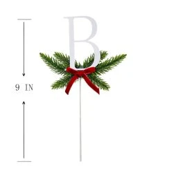Best deal 😍 Christmas Pine Sprig Letter B Pick by Ashland® 🔔 -Ashland Shop 10701095 3