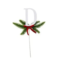 Coupon 🔥 Christmas Pine Sprig Letter D Pick by Ashland® ❤️