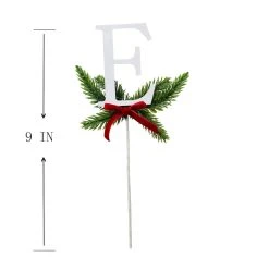 New ❤️ Christmas Pine Sprig Letter E Pick by Ashland® ❤️ 7 New ❤️ Christmas Pine Sprig Letter E Pick by Ashland® ❤️ -Ashland Shop 10701103 3