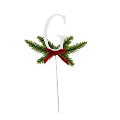 Promo 🔥 Christmas Pine Sprig Letter G Pick by Ashland® ⭐