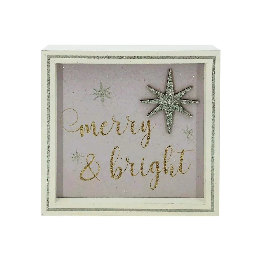 Hot Sale ✨ Assorted 6" ❄ Christmas Sentiment Tabletop Block by Ashland® ✔️ 5 Hot Sale ✨ Assorted 6" ❄ Christmas Sentiment Tabletop Block by Ashland® ✔️ - Image 3