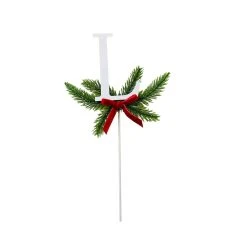 Hot Sale ⭐ Christmas Pine Sprig Letter L Pick by Ashland® 🎉