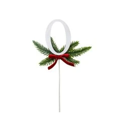 Promo 👍 Christmas Pine Sprig Letter O Pick by Ashland® 🎁
