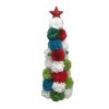 New 💯 15.7" Multicolor Pom-Pom Tabletop Christmas Tree by Ashland® 🔥 -Ashland Shop 10701134 1