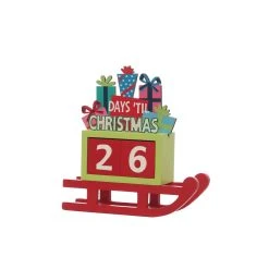 Cheapest 👍 Sleigh Christmas Countdown Tabletop Décor by Ashland® ⭐