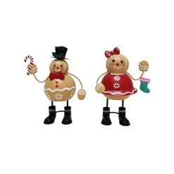Deals 🎁 Assorted 8.8" Gingerbread Tabletop Bobble Figure by Ashland® 😀