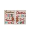 Best deal ❤️ Assorted Gingerbread Block Sign Tabletop Décor by Ashland® 🔔 -Ashland Shop 10701189 1