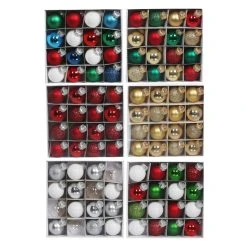 Promo 🥰 Assorted 16ct. 25mm Glass Ball Ornaments by Ashland® 🛒