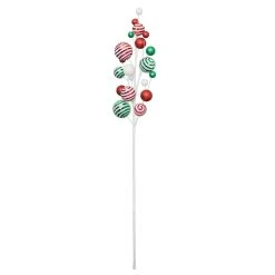 Top 10 🔔 Red, Green & White Mini Ball Ornament Spray by Ashland® 💯 -Ashland Shop 10701253 3
