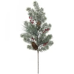 Best deal ⌛ Iced Pine Leaf, Pinecone & Berry Stem by Ashland® 😍