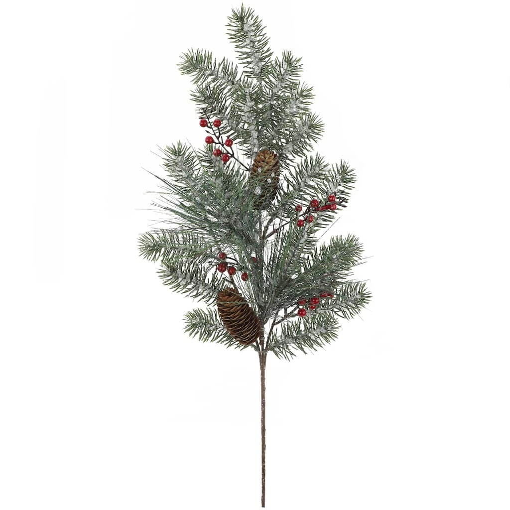 Best deal ⌛ Iced Pine Leaf, Pinecone & Berry Stem by Ashland® 😍 3 Best deal ⌛ Iced Pine Leaf, Pinecone & Berry Stem by Ashland® 😍