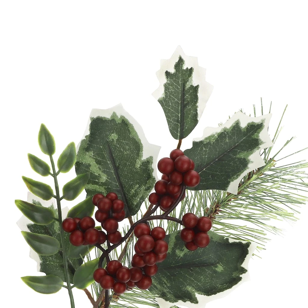Promo ✨ Pine Leaf Stem with Holly Berries by Ashland® 🎉 4 Promo ✨ Pine Leaf Stem with Holly Berries by Ashland® 🎉 - Image 2