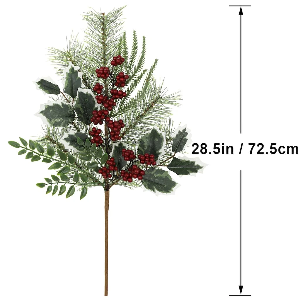 Promo ✨ Pine Leaf Stem with Holly Berries by Ashland® 🎉 5 Promo ✨ Pine Leaf Stem with Holly Berries by Ashland® 🎉 - Image 3