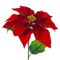Buy 🥰 Red & Gold Poinsettia Stem by Ashland® 🎉 -Ashland Shop 10701335 2