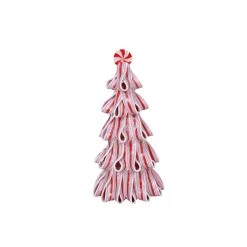 Promo 👏 9" Candy Striped Tabletop Clay Christmas Tree by Ashland® 😀