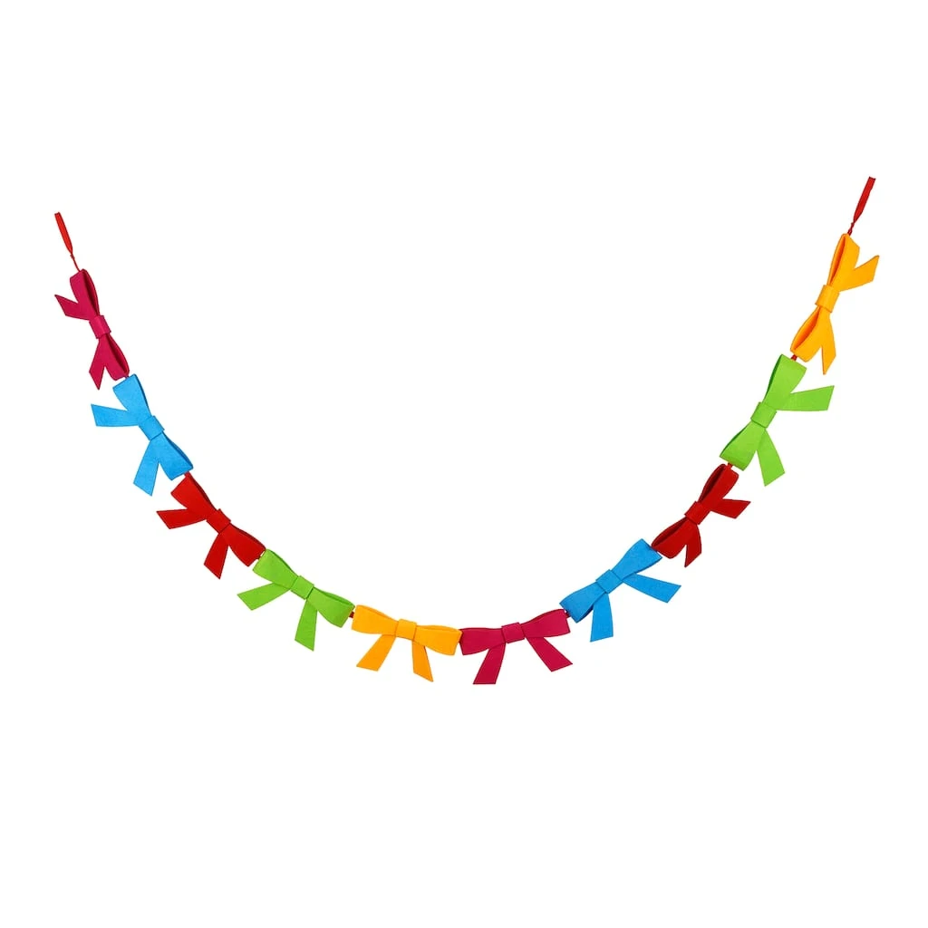Discount ✨ 6ft. Fabric Bow Garland by Ashland® 👍 4 Discount ✨ 6ft. Fabric Bow Garland by Ashland® 👍 - Image 2