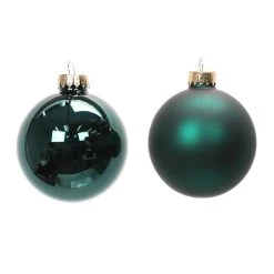 Hot Sale ⌛ 6ct. 3.1" Dark Green Glass Ball Ornaments by Ashland® 💯 -Ashland Shop 10701619 2
