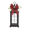 Budget 🧨 15" Black Lantern with Red Bow by Ashland® ⭐ -Ashland Shop 10701722 1