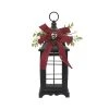 Cheapest ❤️ 11.8" Black Lantern with Red Bow by Ashland® ⌛ -Ashland Shop 10701724 1