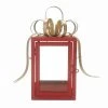 Best Pirce ❤️ 11" Red & Gold Gift Box Lantern by Ashland® 😀 -Ashland Shop 10701727 1